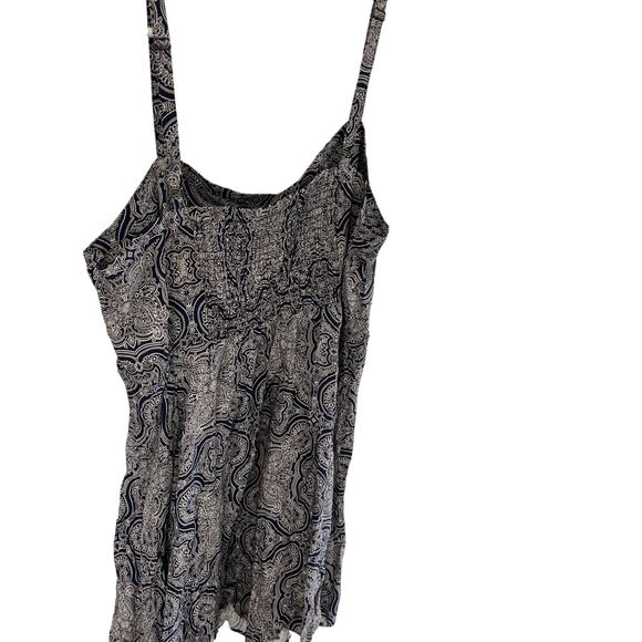 Torrid Womens 3 (3X) Sun Dress Midi Strappy B/W Paisley Flowy Resort Vacay NWT - Picture 1 of 8